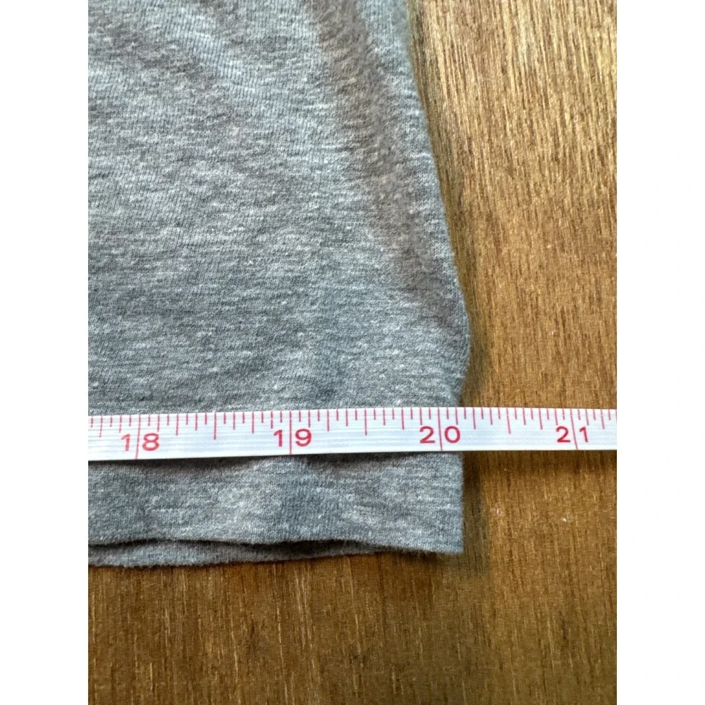 Nike Mens Just Do It Graphic T-Shirt Gray Heather Short Sleeve Crew Neck Size M